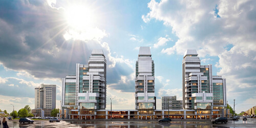 Жилой комплекс между улиц Красной Армии, Ладо Кецховели, Пушкина.