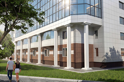 Расположен в уникальной точке Красноярска — с панорамными видами на ре