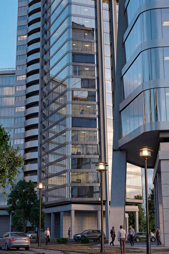 Расположен в уникальной точке Красноярска — с панорамными видами на ре