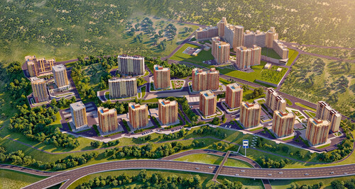 Жилой квартал «Эдельвейс» по адресу г.Красноярск ул.Академика Киренско