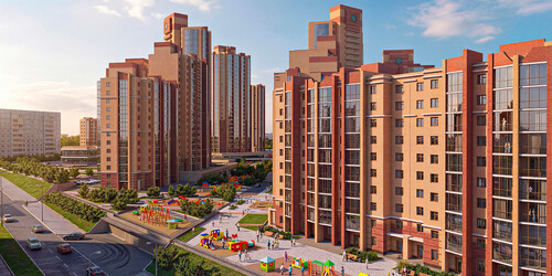 Жилой комплекс Фестиваль в мкр.Солнечный г.Красноярска ООО СК "Ре