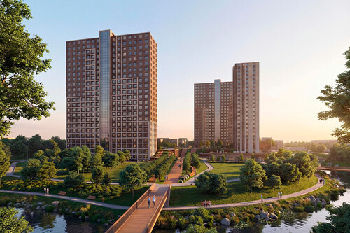 Жилой комплекс Каскад по ул.Калинина в г.Красноярске. СТМ. Стротехмонт