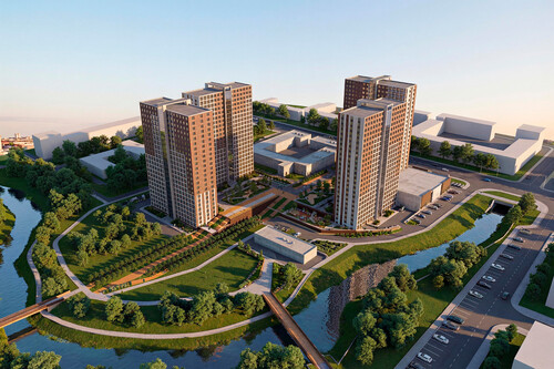 Жилой комплекс Каскад по ул.Калинина в г.Красноярске. СТМ. Стротехмонт