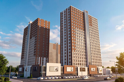 Жилой комплекс Каскад по ул.Калинина в г.Красноярске. СТМ. Стротехмонт