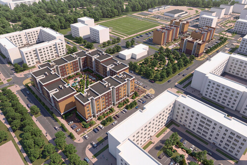 Жилые кварталы «Озеро-парк» в Октябрьском районе г.Красноярска